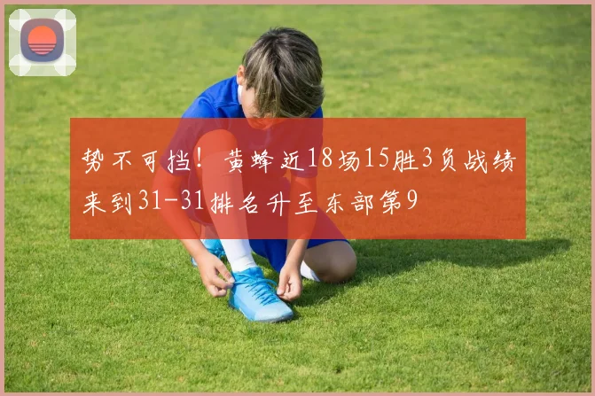 势不可挡！黄蜂近18场15胜3负战绩来到31-31排名升至东部第9